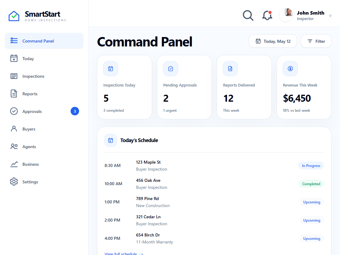 Command Panel preview